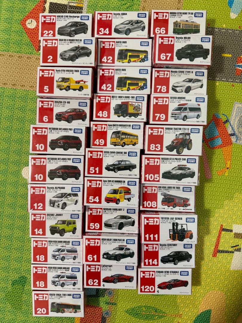 トミカミニカーセット 31個