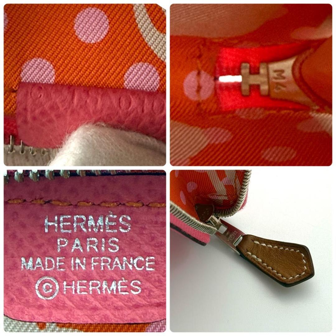 【最高級美品】エルメス　アザップシルクイン コンパクト ケース レディース