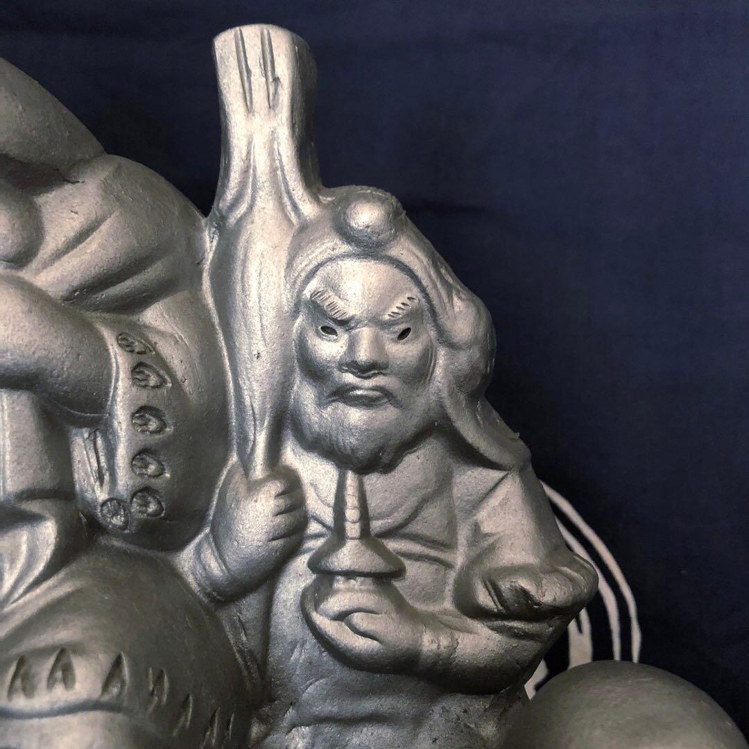 【特注品・三州瓦】第二代鬼金 鬼師 神谷直之 作　いぶし銀 七福神【一点もの】