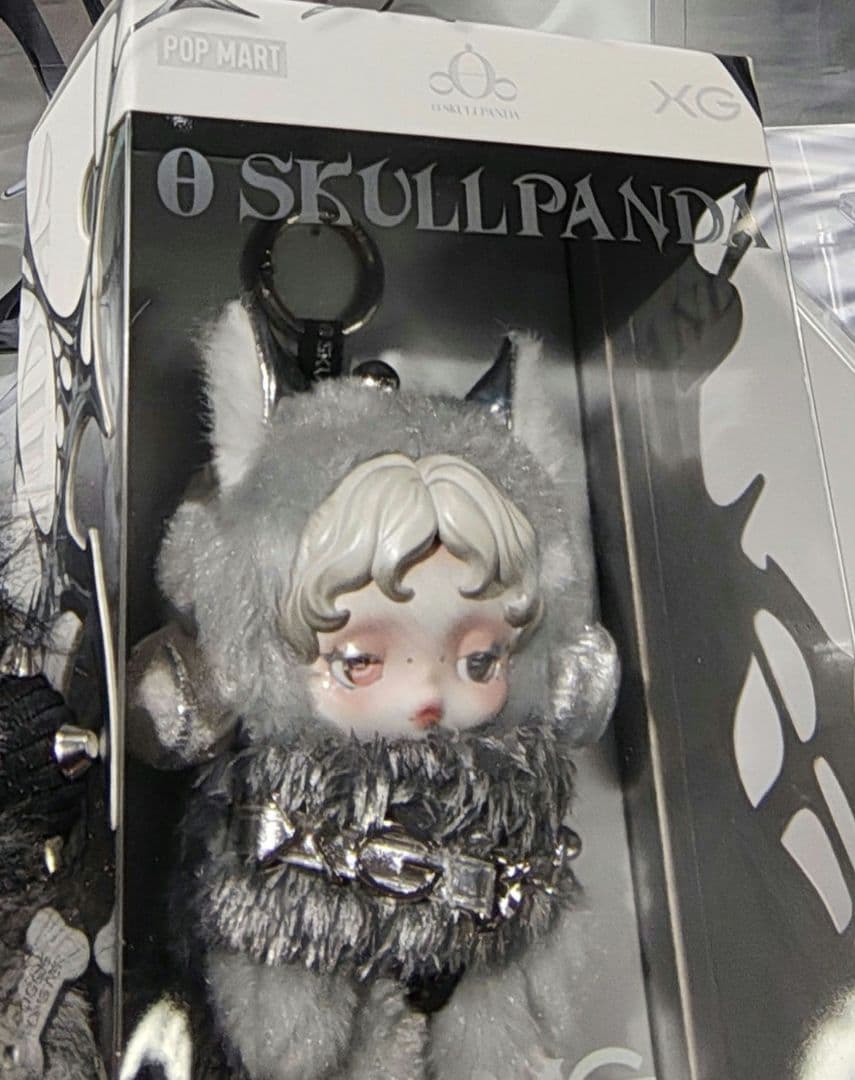 SKULLPANDA　XG ぬいぐるみキーホルダー