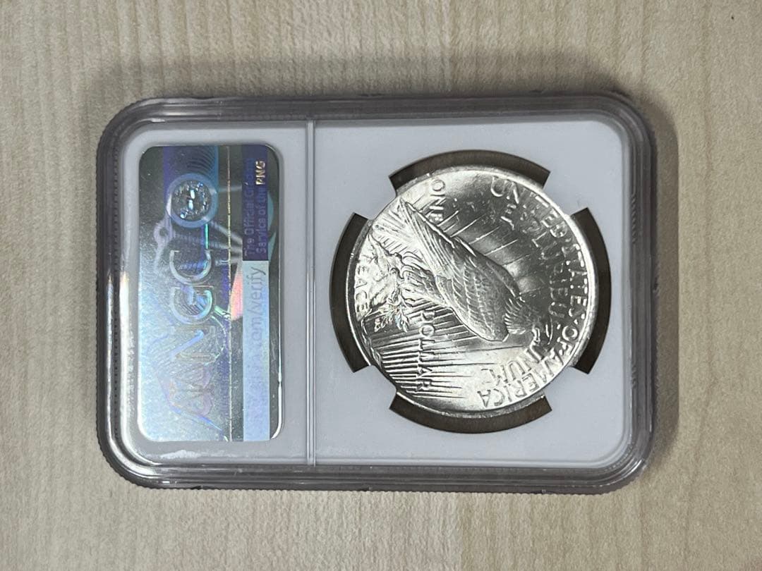 NGC MS63 アメリカ 1922 ピースダラー