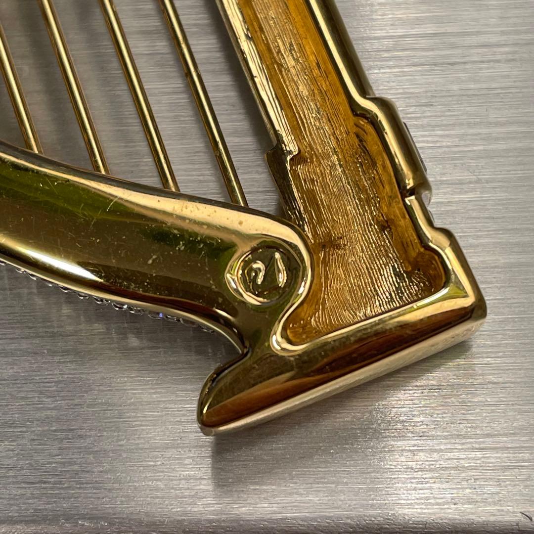 Swarovski ハープモチーフブローチ スワロフスキー