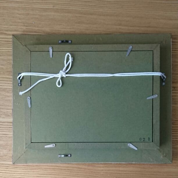 宇津孝志 木彫額 ボタン