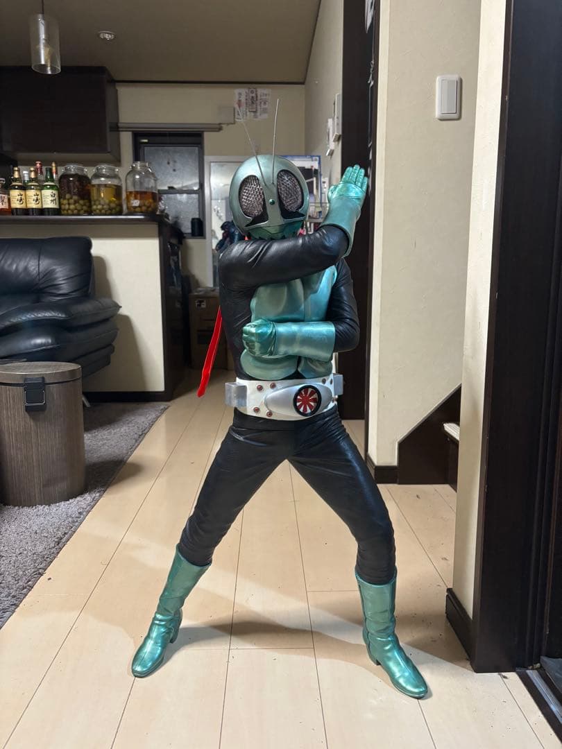 海洋堂 ハイパーソフビ 仮面ライダー 旧1号 1/2スケール 88cm 完成品