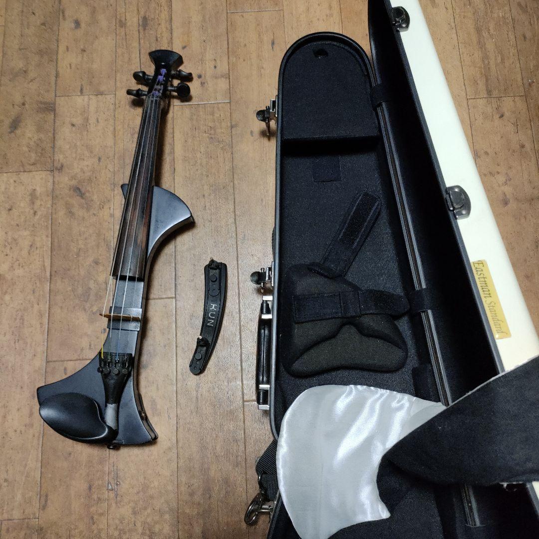 イーストマン　ホワイト バイオリンケース　 R＆Bell　エレキバイオリン