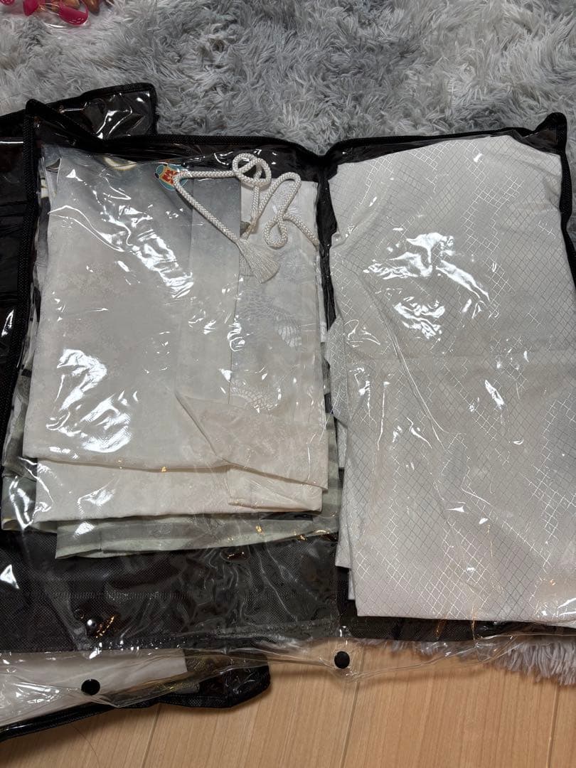 子供用着物セット 鶴デザイン