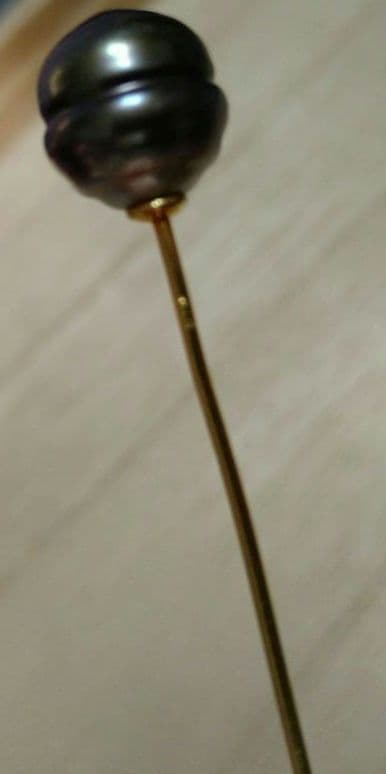 レア？１８金♪南洋パール？光加減で違うブローチです(*^^*)