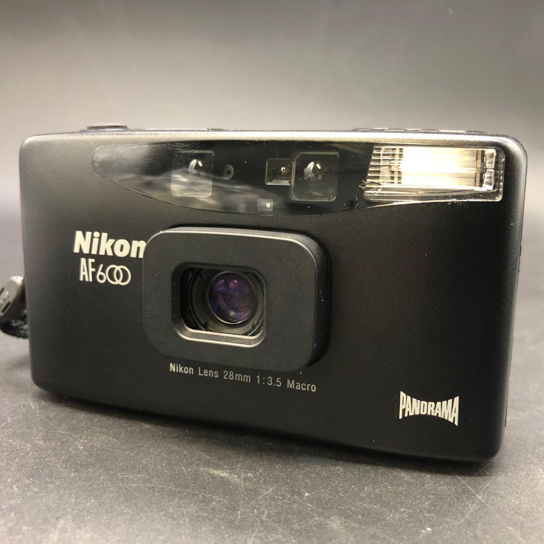 【動作確認済】Nikon AF600 MACRO コンパクトカメラ　新品電池付き