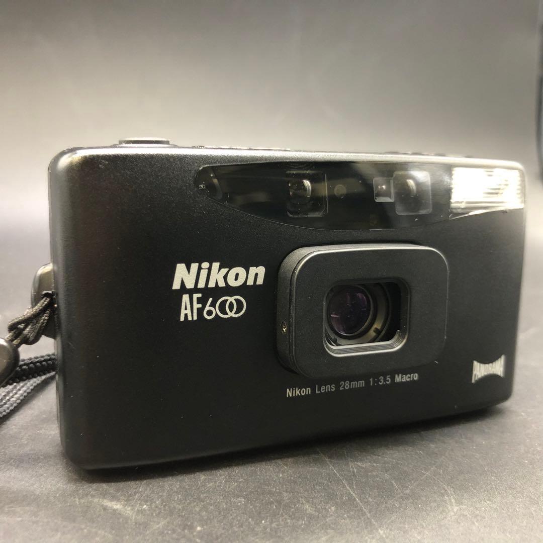 【動作確認済】Nikon AF600 MACRO コンパクトカメラ　新品電池付き