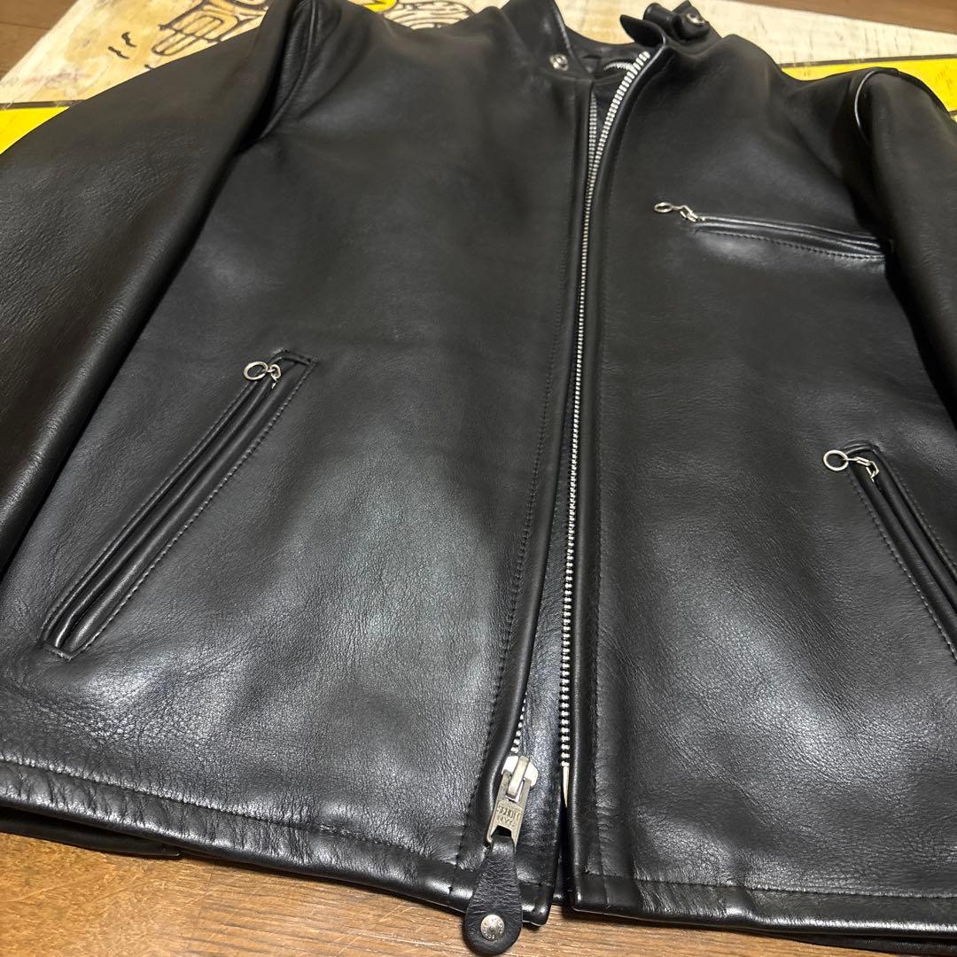 超美品‼️schott641 40インチ　ライダースインナーボア付