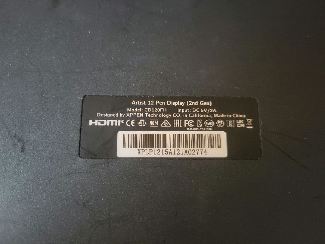 液タブ・ペンタブ XP-PEN Artist 12 Pen Display (2nd Gen)