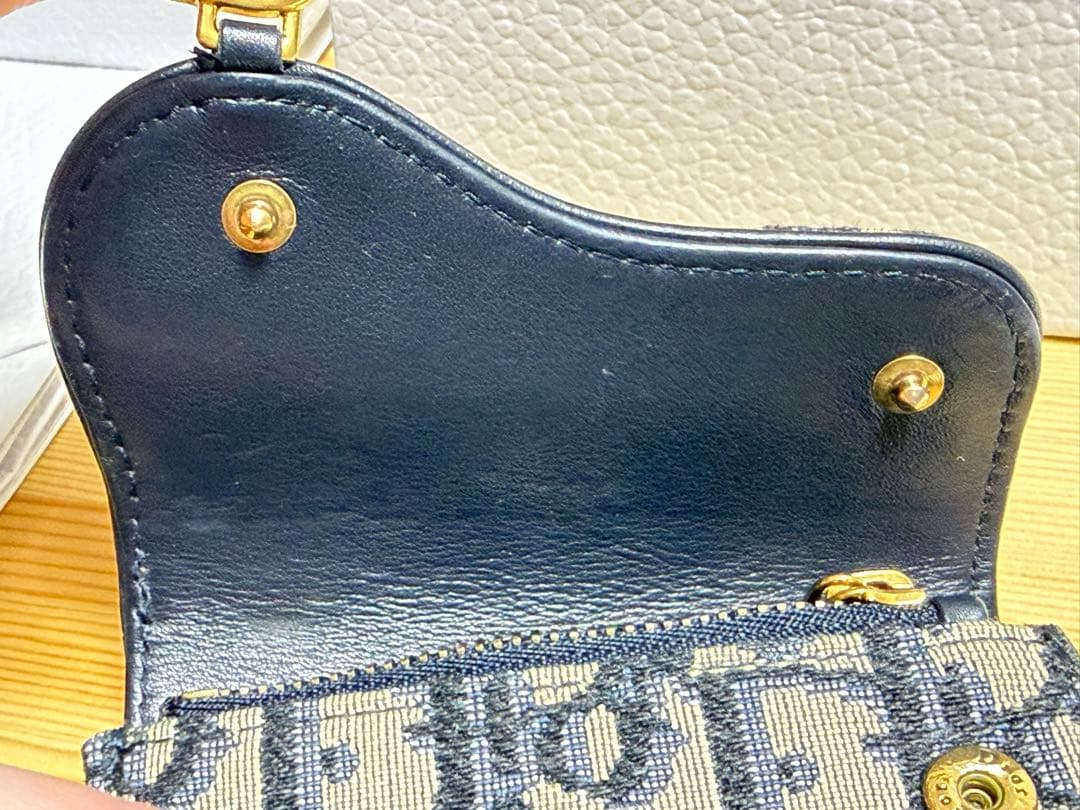 Saddle Lotus ウォレット　ディオール オブリーク ジャカード