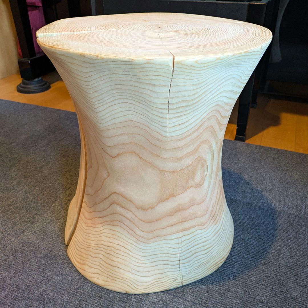 outdoorman　檜③　丸太　椅子　スツール　テーブル　高さ約40㎝