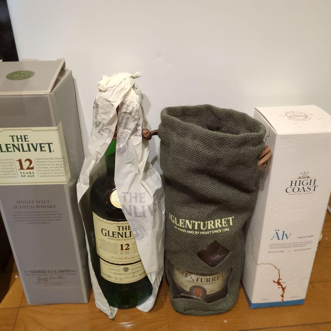 グレンリベット 12年旧ラベル ウイスキーセット
