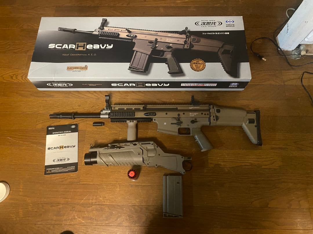 東京マルイ　SCAR‐H　次世代電動ガン　　　　 グレネードランチャー付き