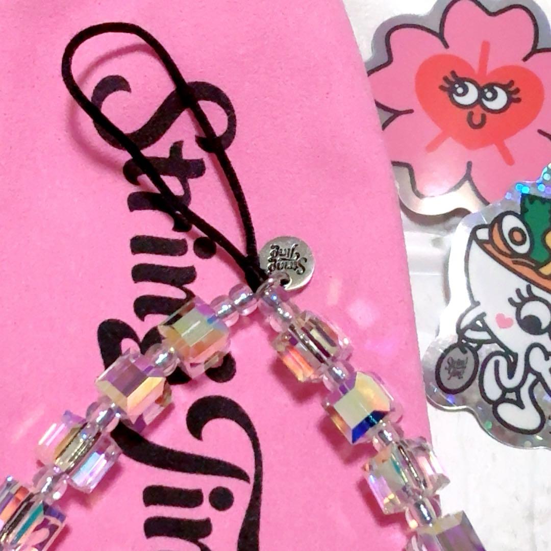 スマホアクセサリー StringTing Drip Ting Crystal Wristlet