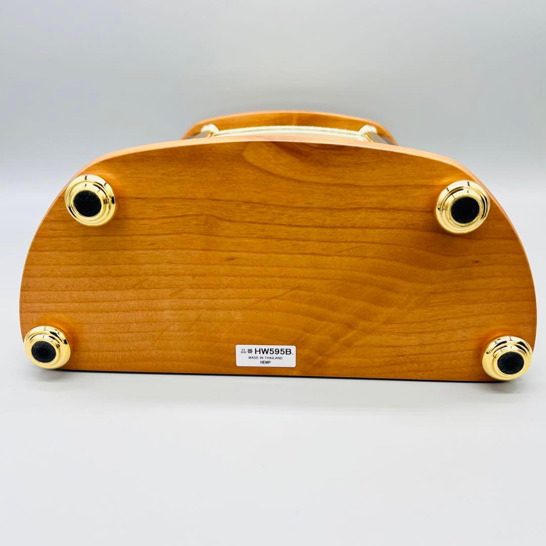 ［高級］SEIKO CLOCK EMBLEM 置き時計　HW595B 象嵌