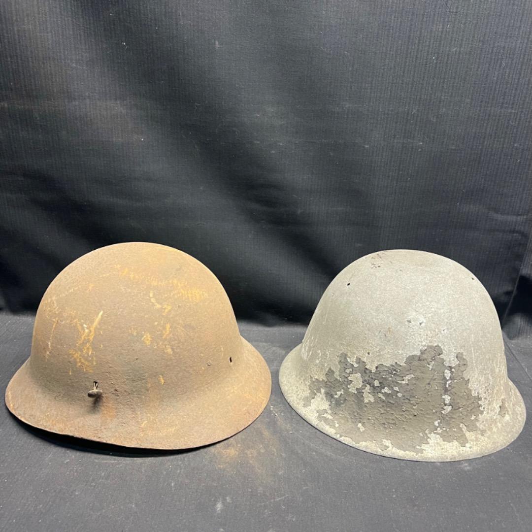 〇Bi1085 鉄帽 日本陸軍 ヘルメット 3点まとめ アンティーク
