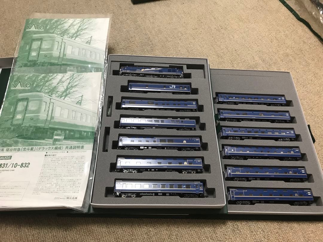 KATO EF510+24系寝台特急“北斗星”デラックス編成 フル編成