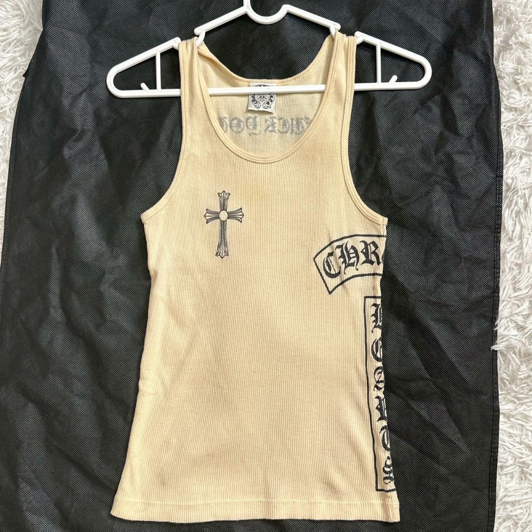 クロムハーツ オールドTバーロゴプリント ノースリーブ タンクトップ