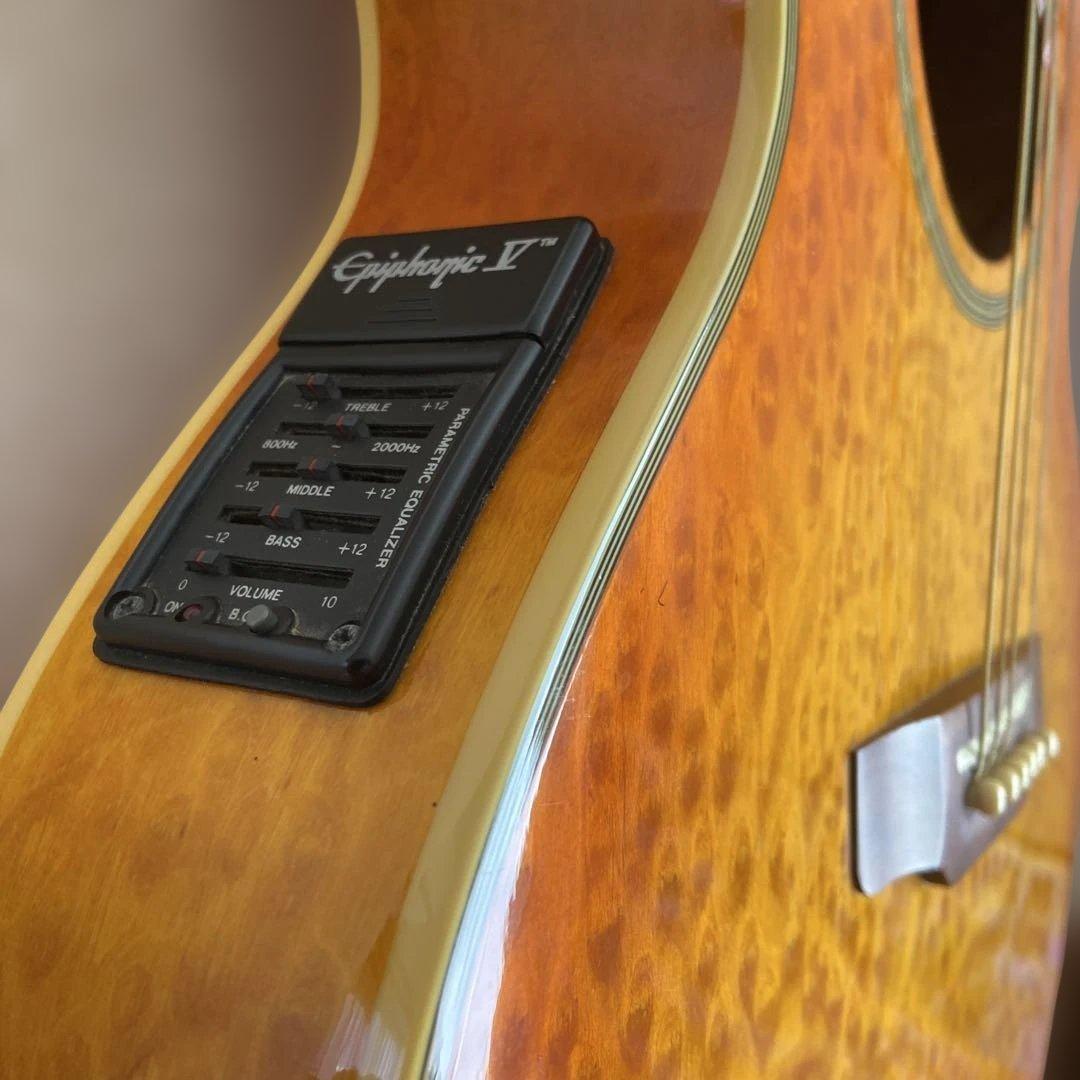 epiphone/エピフォンPR-7E/OS エレアコギター極バーズアイ！