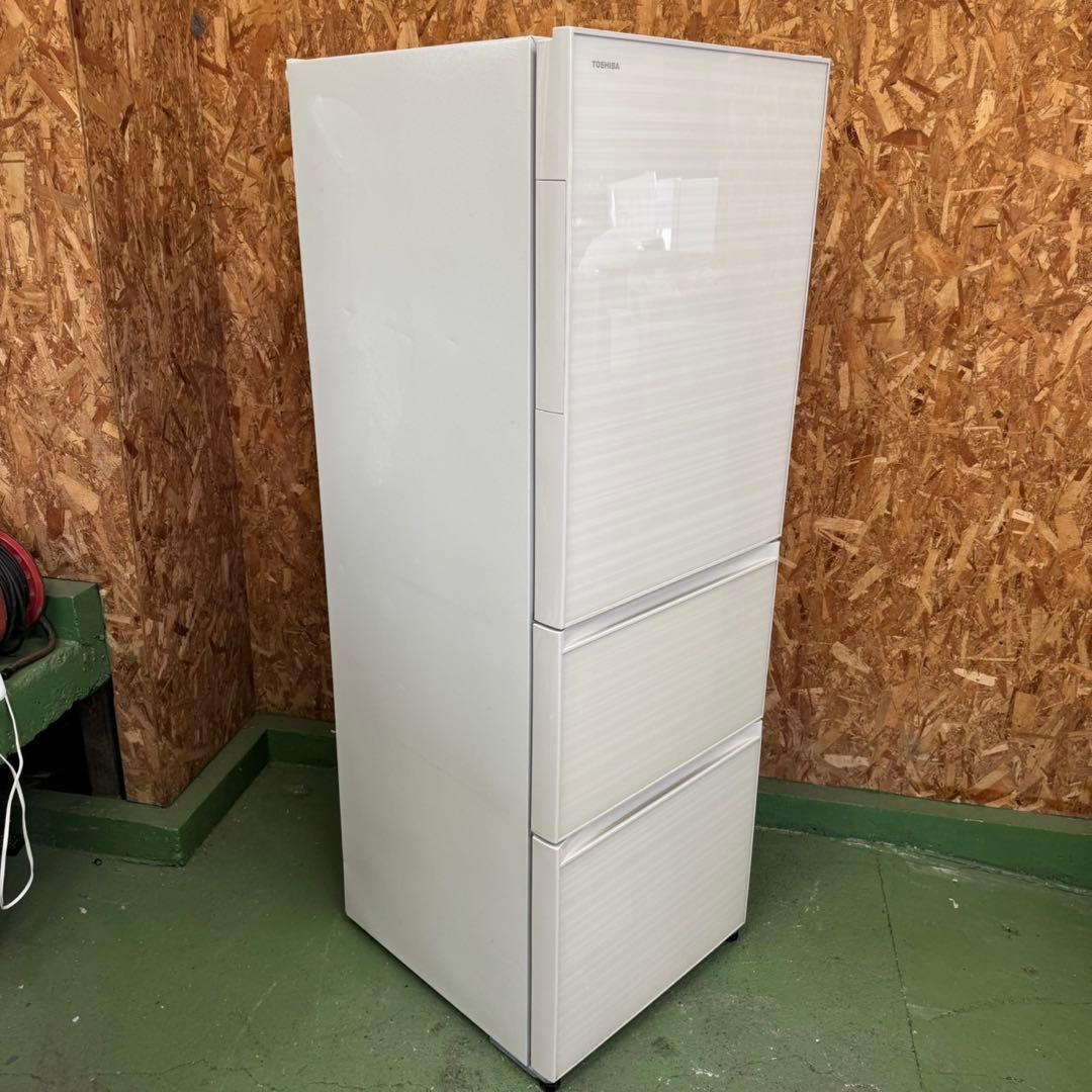 326 関東配送　冷蔵庫　大型　右開き　格安　300L〜400L 美品　363L