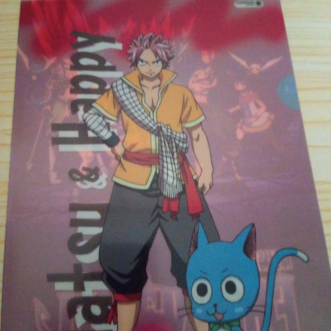 フェアリーテイル　ナツ　カフェ　ミニクリアファイル