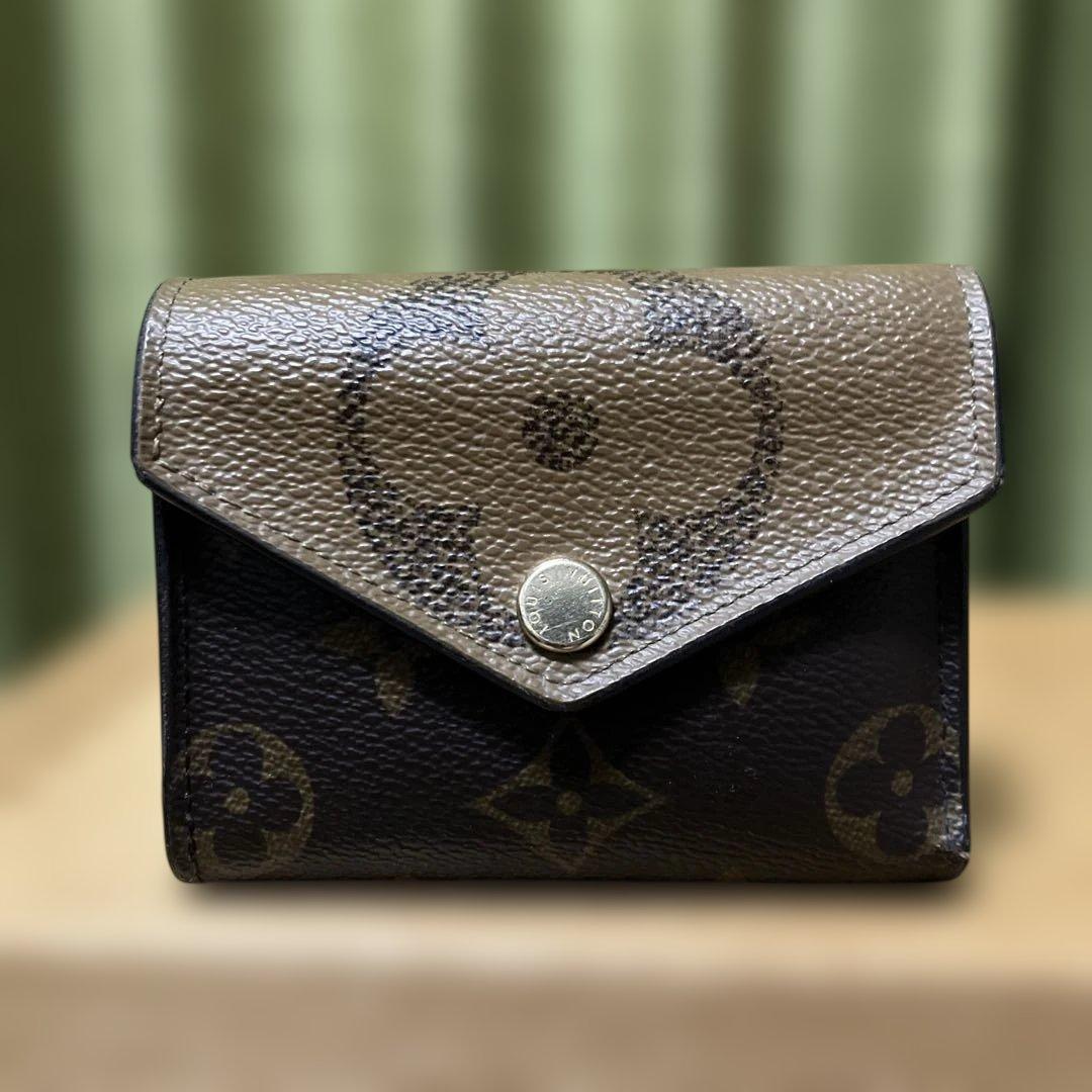 【美品】ルイヴィトン ポルトフォイユ ゾエ モノグラムジャイアントリバー ス