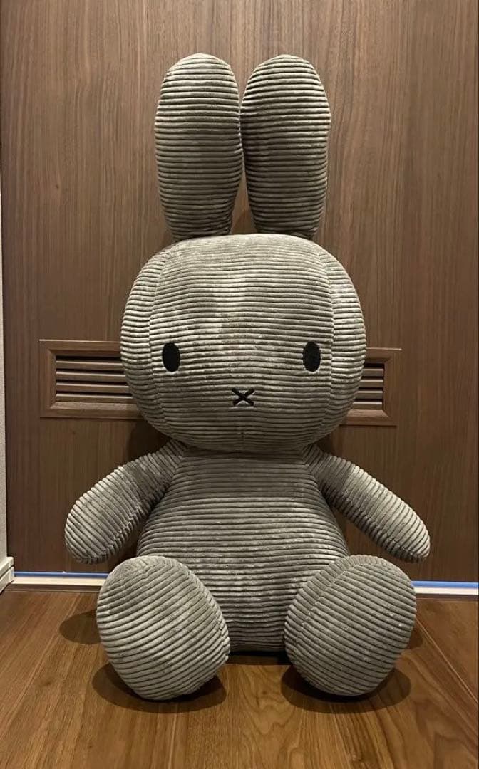 Miffy 大きいぬいぐるみ グレー　70cm 美品　ミッフィー　ボントントイズ