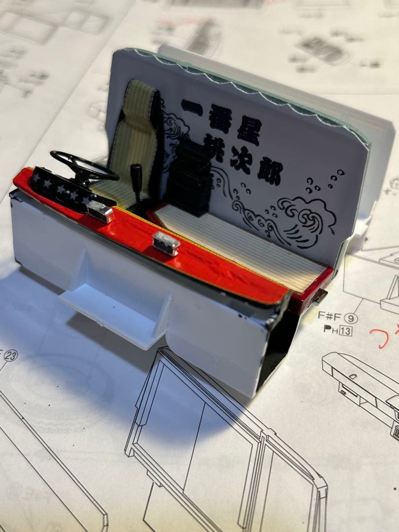 トラック野郎一番星度胸一番星デコトラプラモデルバリューデコトラ