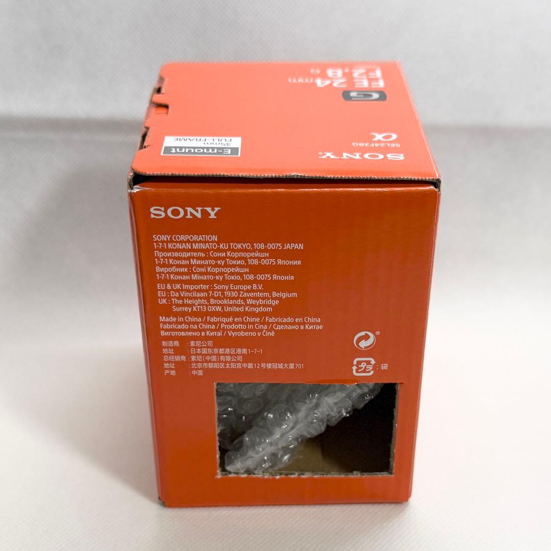 未使用 SONY FE 24mm F2.8 G 単焦点レンズ SEL24F28G