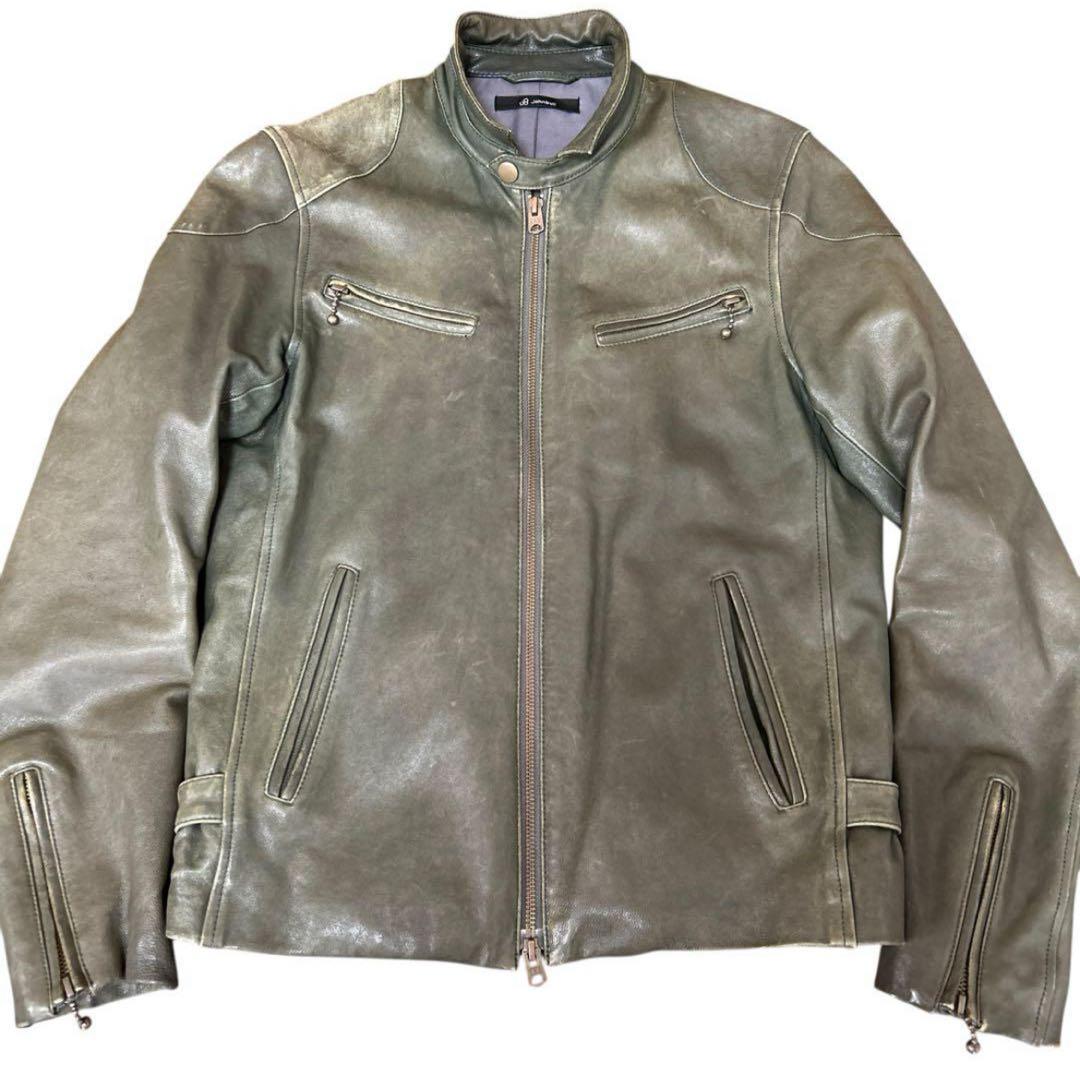 johnbull⭐︎M ジョンブル シングルライダース レザージャケット 羊革