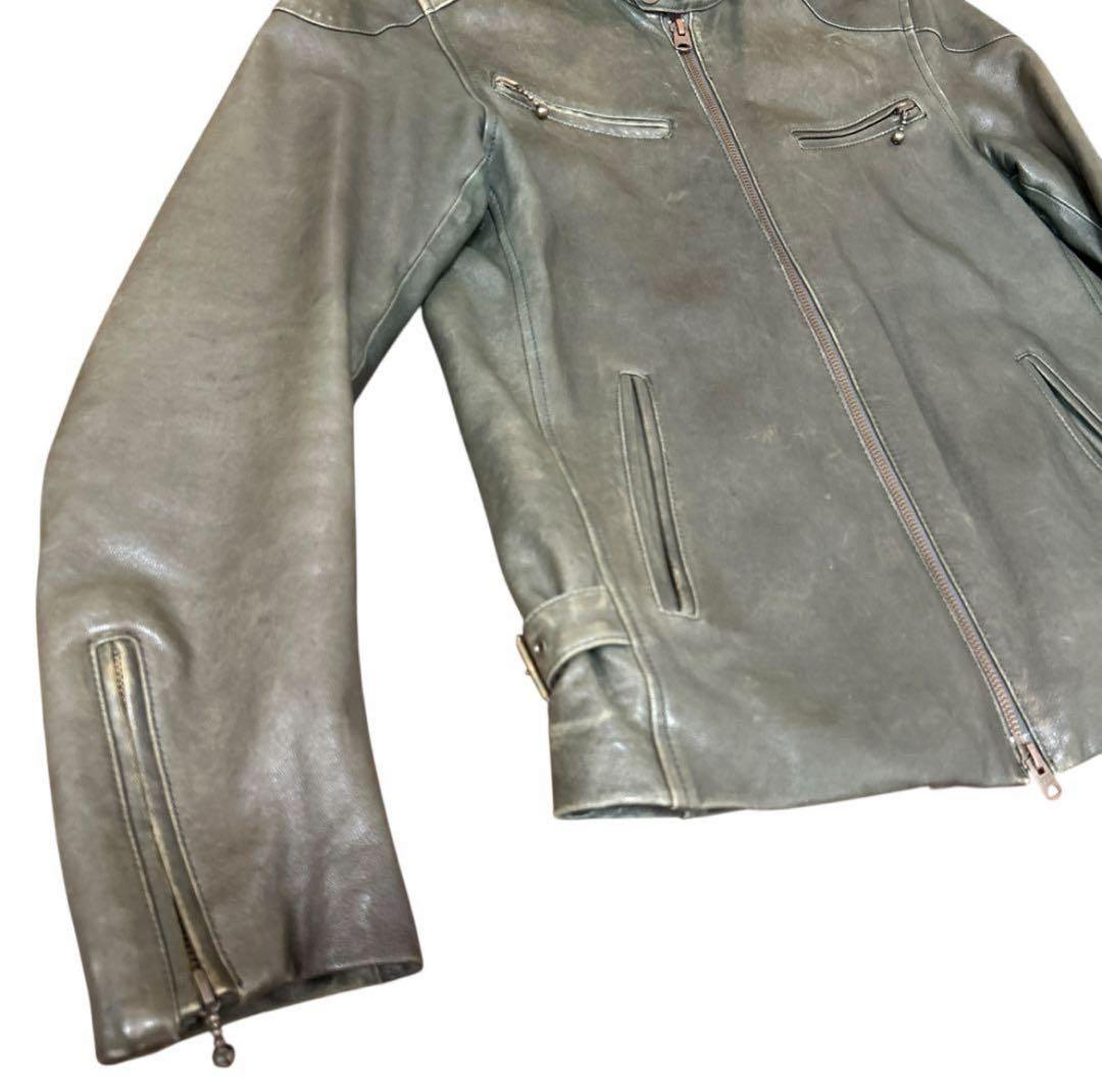 johnbull⭐︎M ジョンブル シングルライダース レザージャケット 羊革