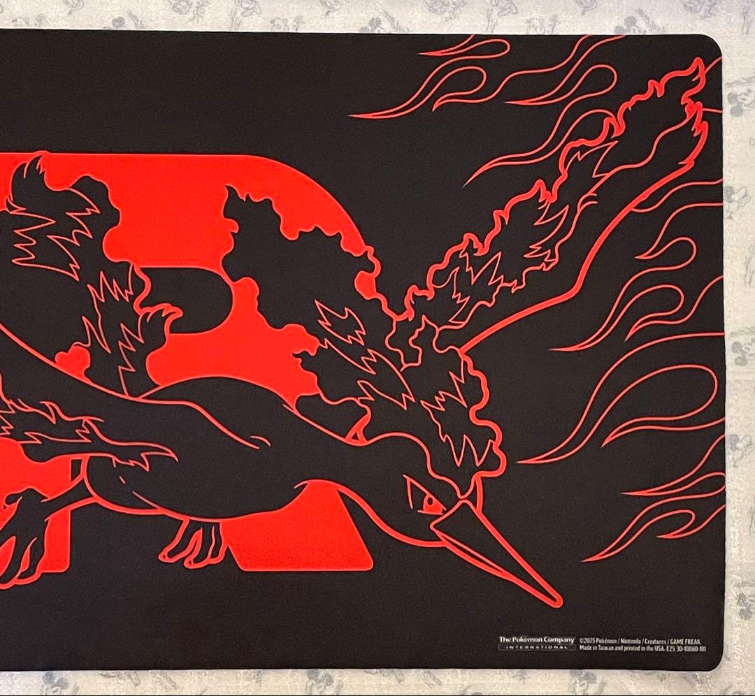 希少 ファイヤー ロケット団 プレイマット 公式品 ポケモンカード