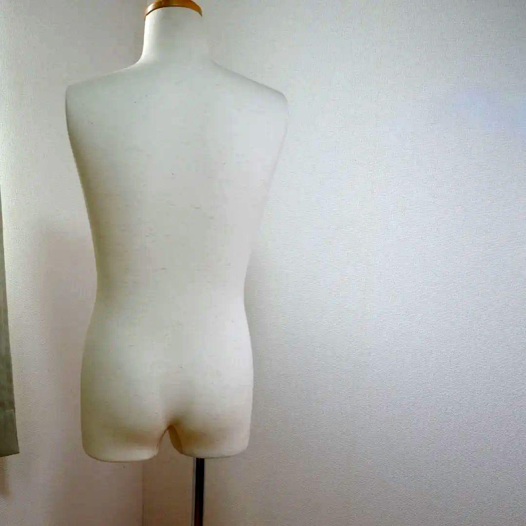 メンズトルソー ホワイト ファブリック