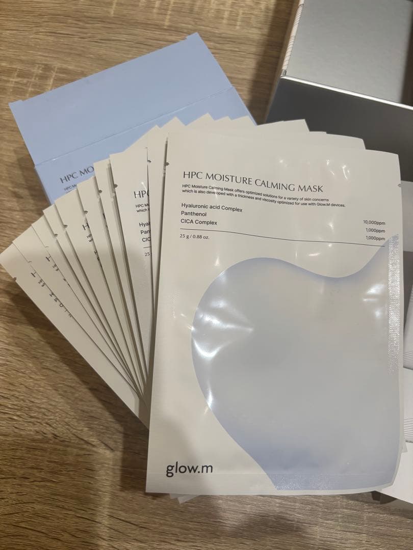 glow.m ブースターソニック　美顔器　フェイスパック