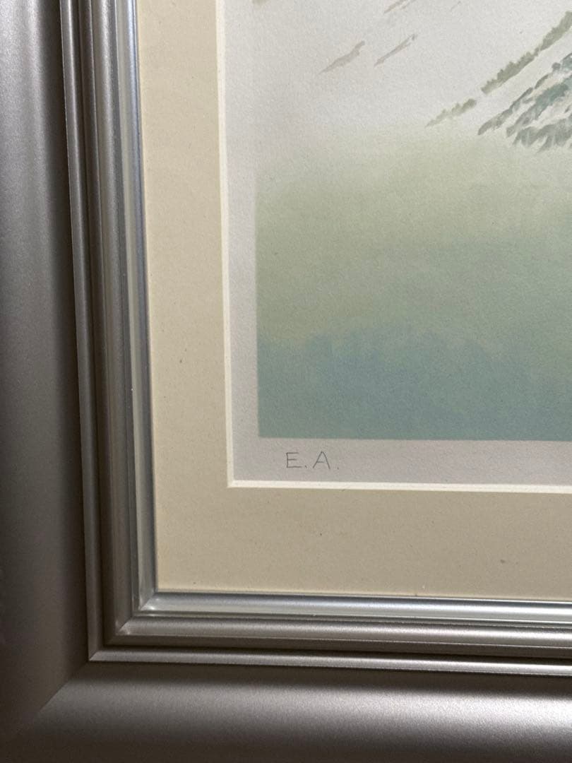 三輪晃久【春陽富士】lithograph