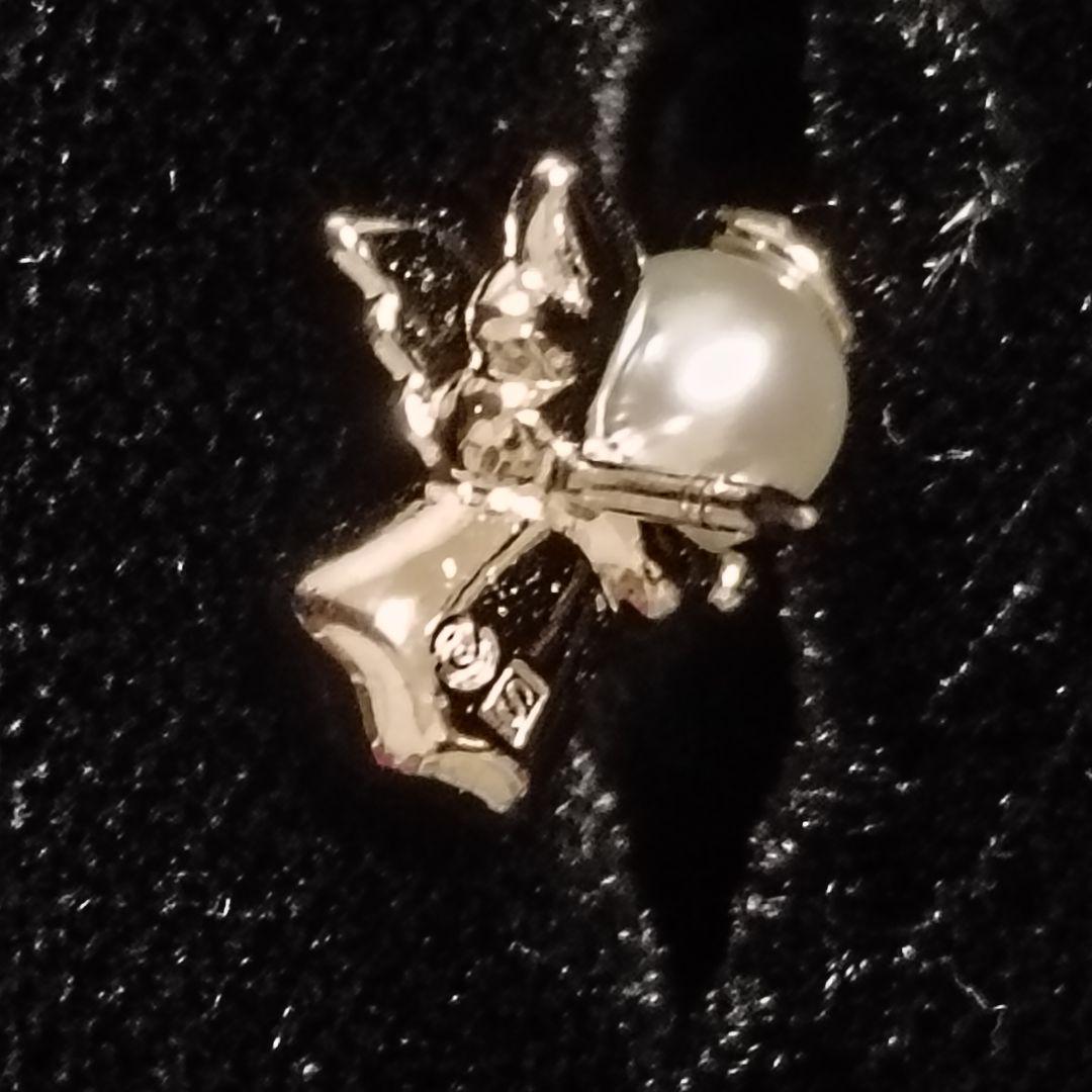 田崎真珠　ピンブローチ　天使　悪魔　綺麗な状態　付属品なし