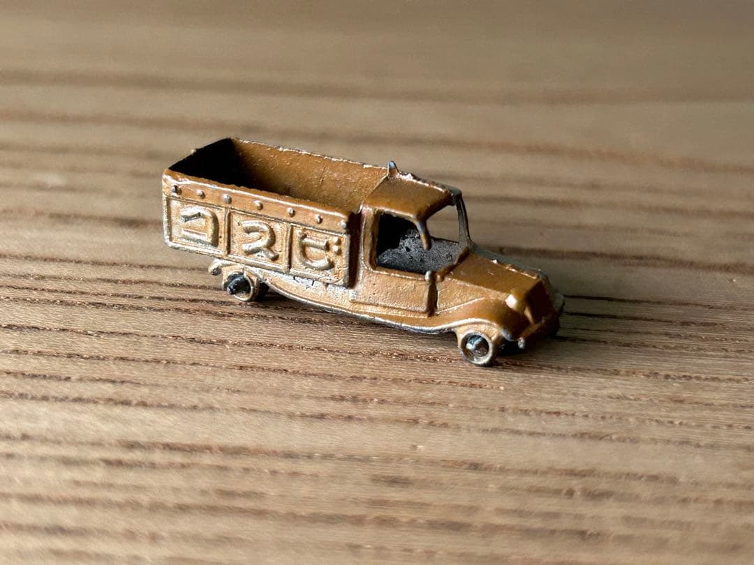 戦前 昭和 10年頃 グリコのおまけ アンチモニー ボンネットトラック ビスコ