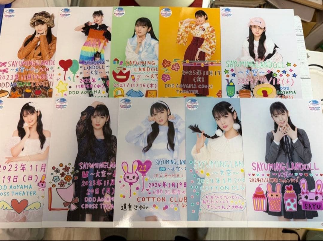 【カピバラ】 道重さゆみ ⑦ A5ワイド生写真 40枚セット