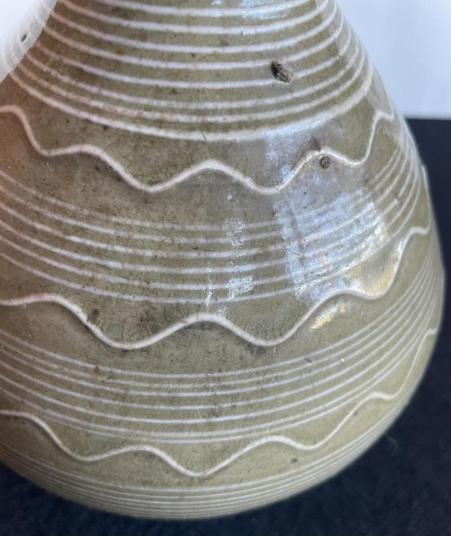 希少 古丹波焼 立杭焼 えへん徳利 酒器 イッチン 江戸期 飴釉 大型 花入