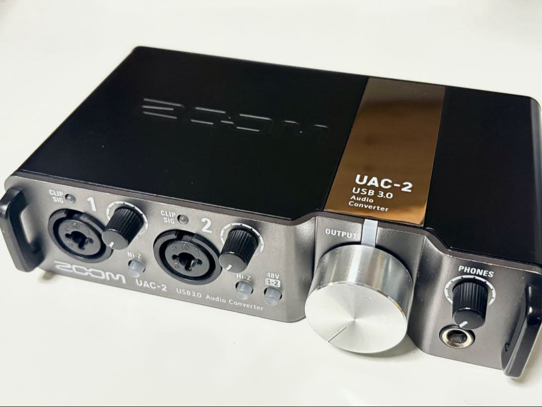 【オーディオインターフェイス】UAC-2【ZOOM】