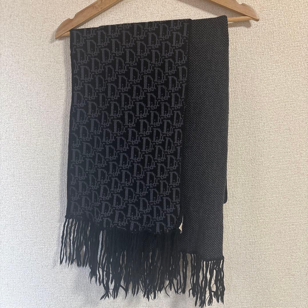 Christian Dior ウール マフラー トロッター