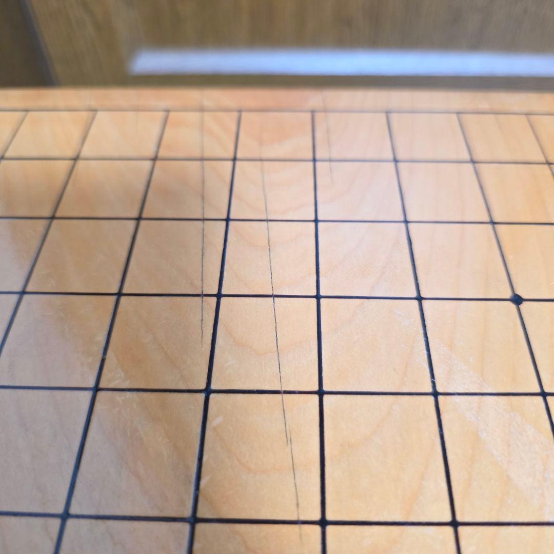 120【定価60万円】本榧 柾目 足付　 碁盤へそ　碁石 28号 本蛤 那智黒