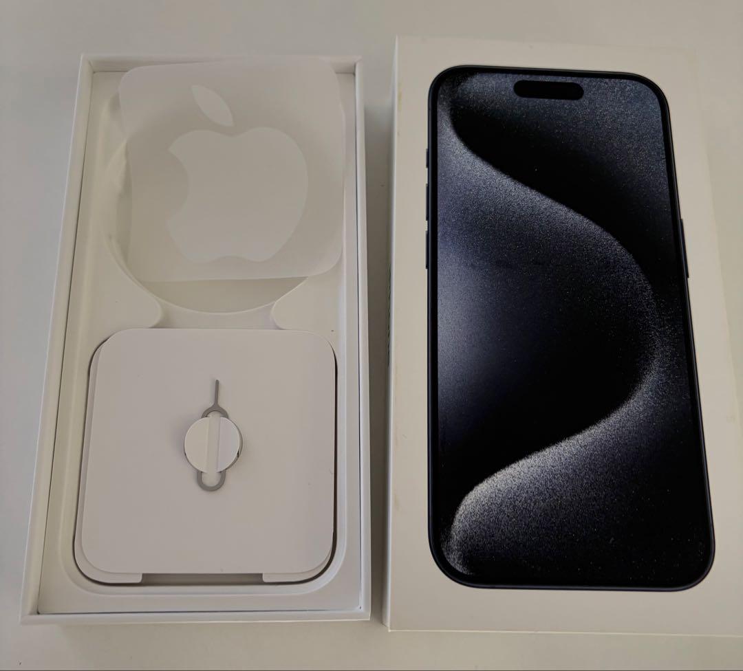 iPhone15pro 128GB ブルーチタニウム