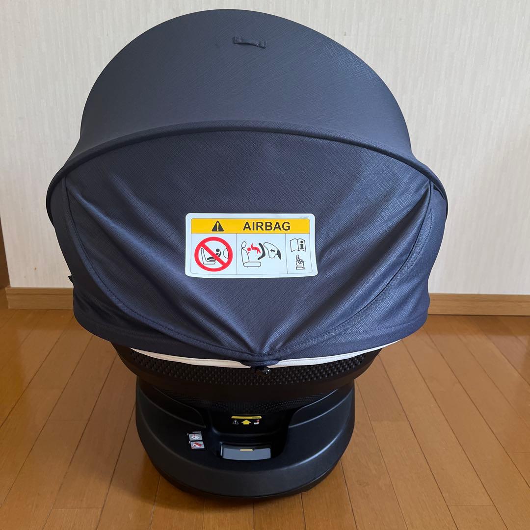 【エールべべ】クルットRグランス２／回転式／R129／ISOFIX／新生児OK