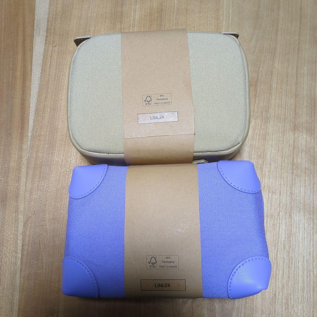 ETTINGER 旅行用化粧品セット ベージュ＆紫