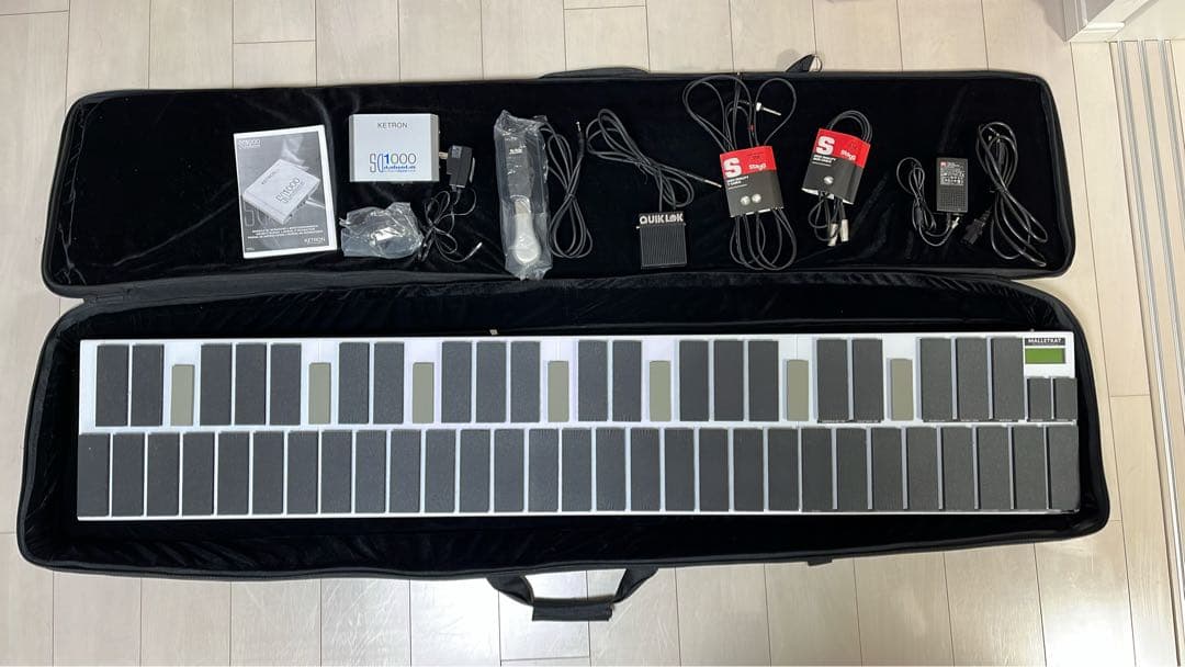 【動作確認済】電子マリンバ　VibeKAT 4oct. ソフトケース付き