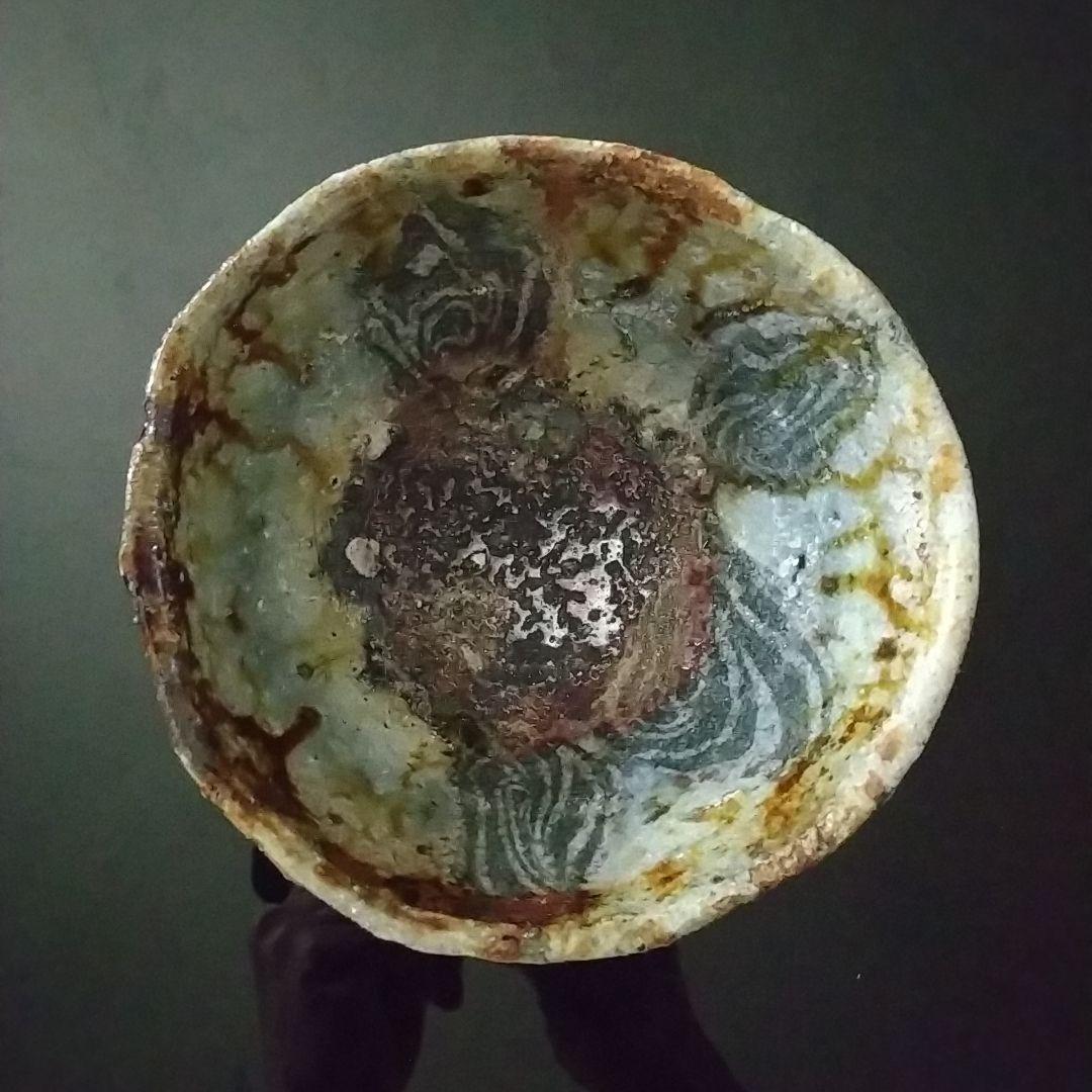 【備前焼 茶碗②】備前練り込み茶碗／伝統工芸士 森本 桂／送料込み！