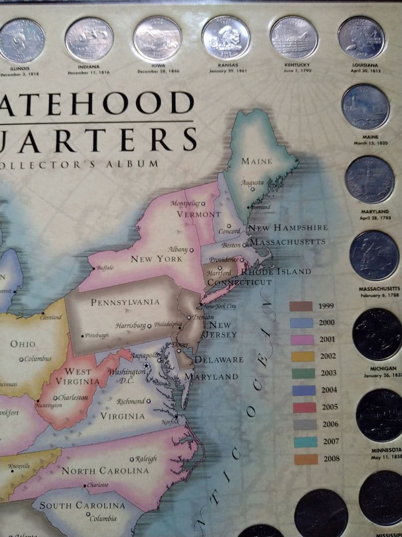 ミュージシャン US 50 STATE 25cent COLLECTION